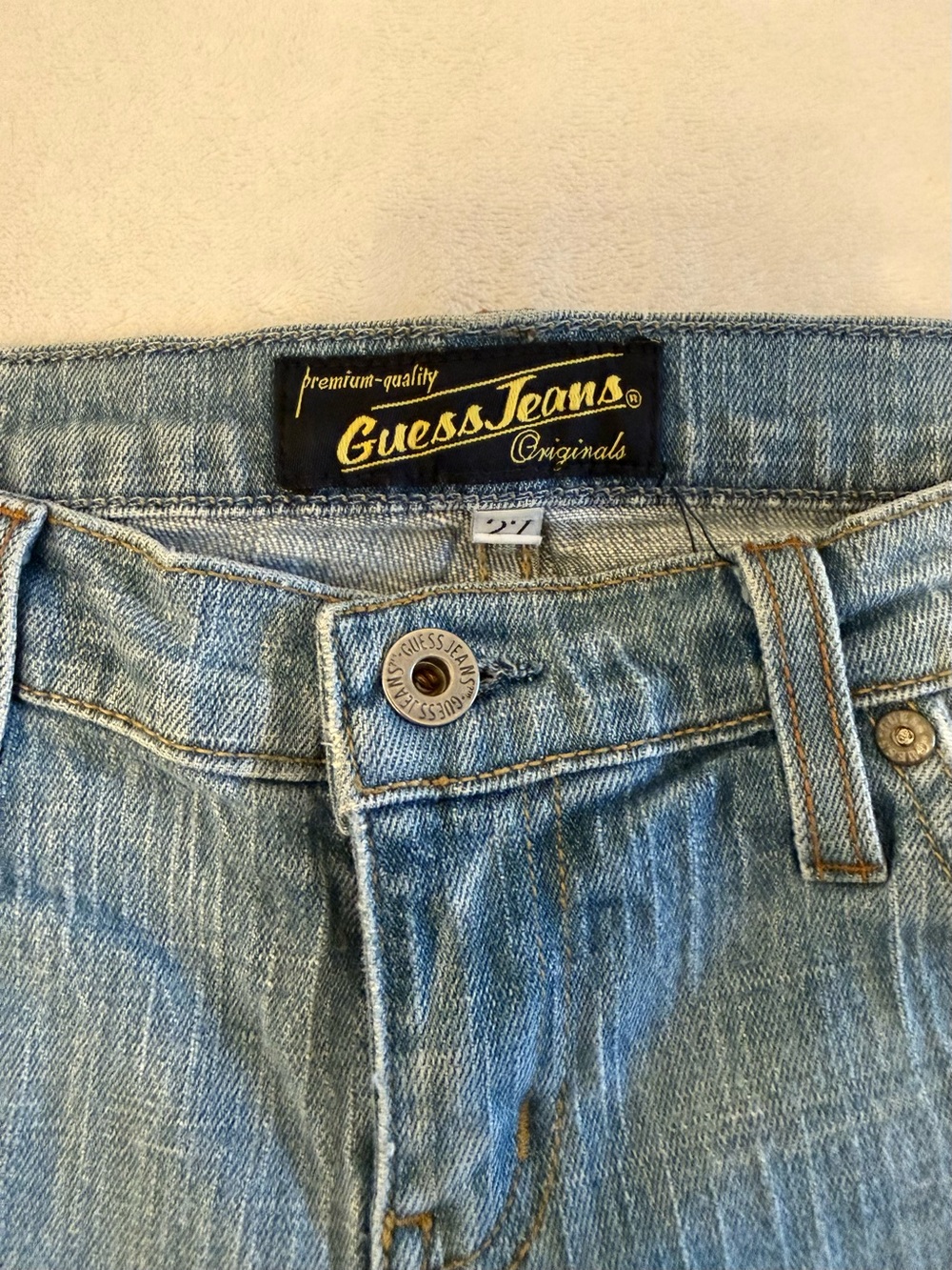 Guess Light Blue High Rise Vintage Women's Jeans